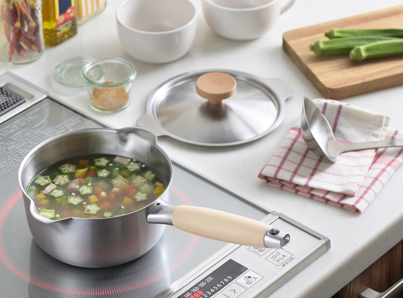 Aikata Lid for 16cm Double-sided Stainless Steel Saucepan - Image 5