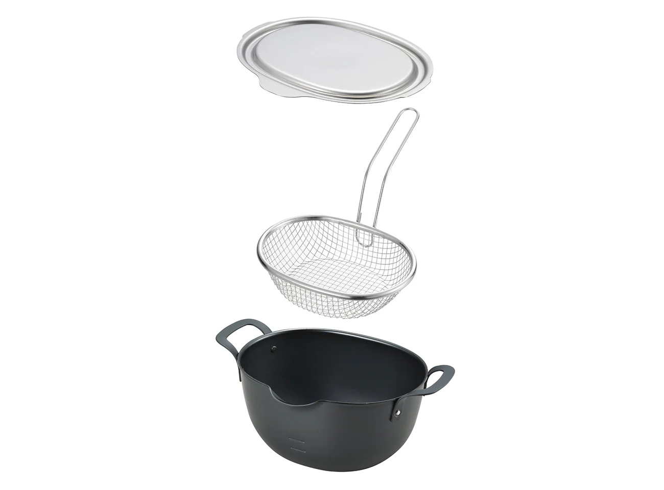 Aikata Stainless Steel Lid for Deep Frying Pan - Image 11