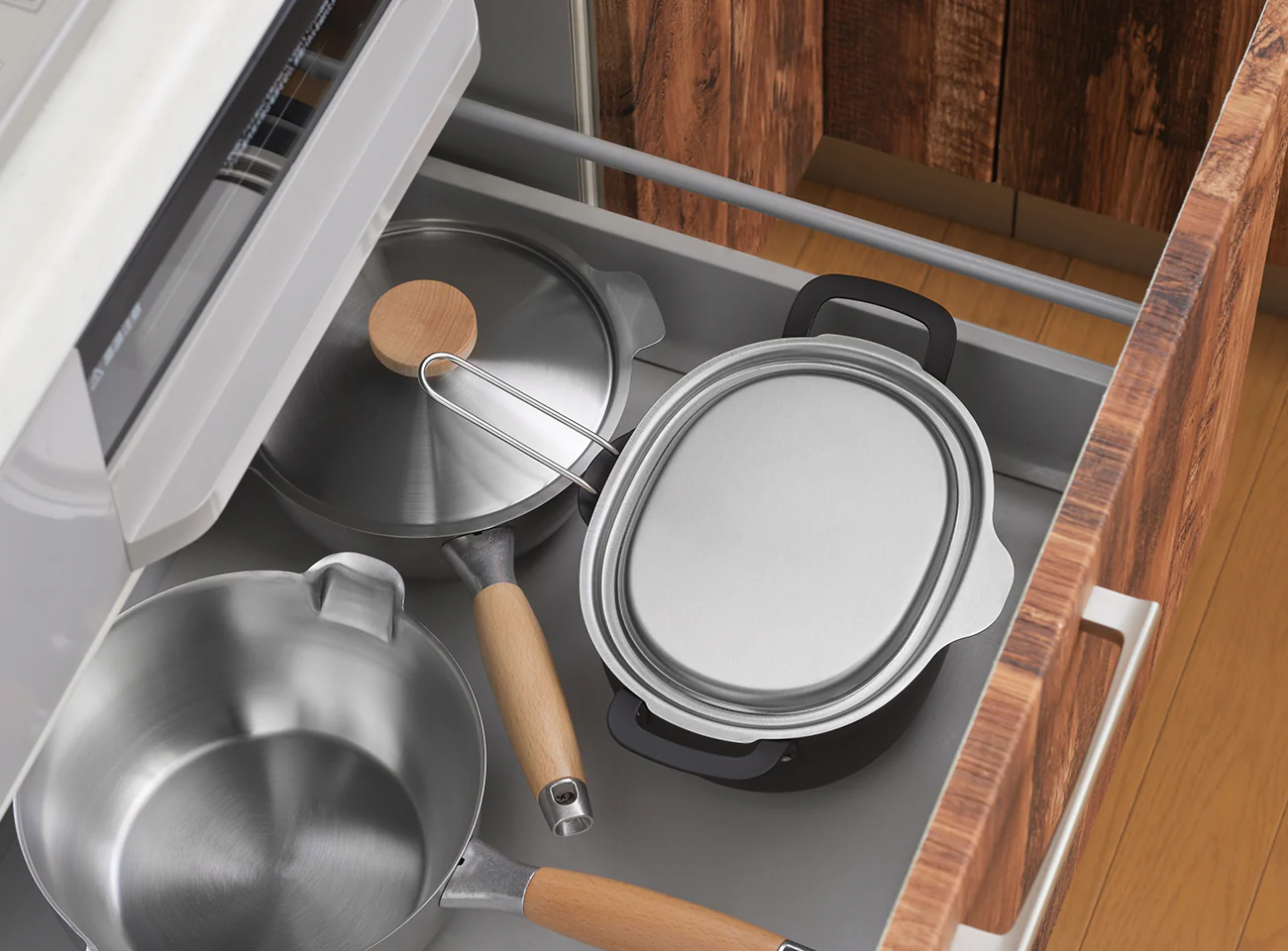 Aikata Stainless Steel Lid for Deep Frying Pan - Image 8