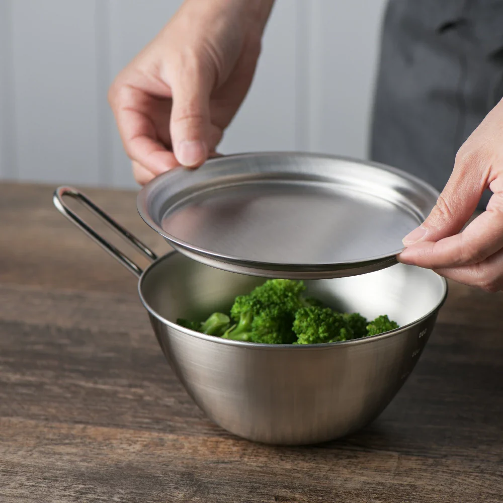 and Series Stainless Steel Bowl with handle 16cm - Image 3