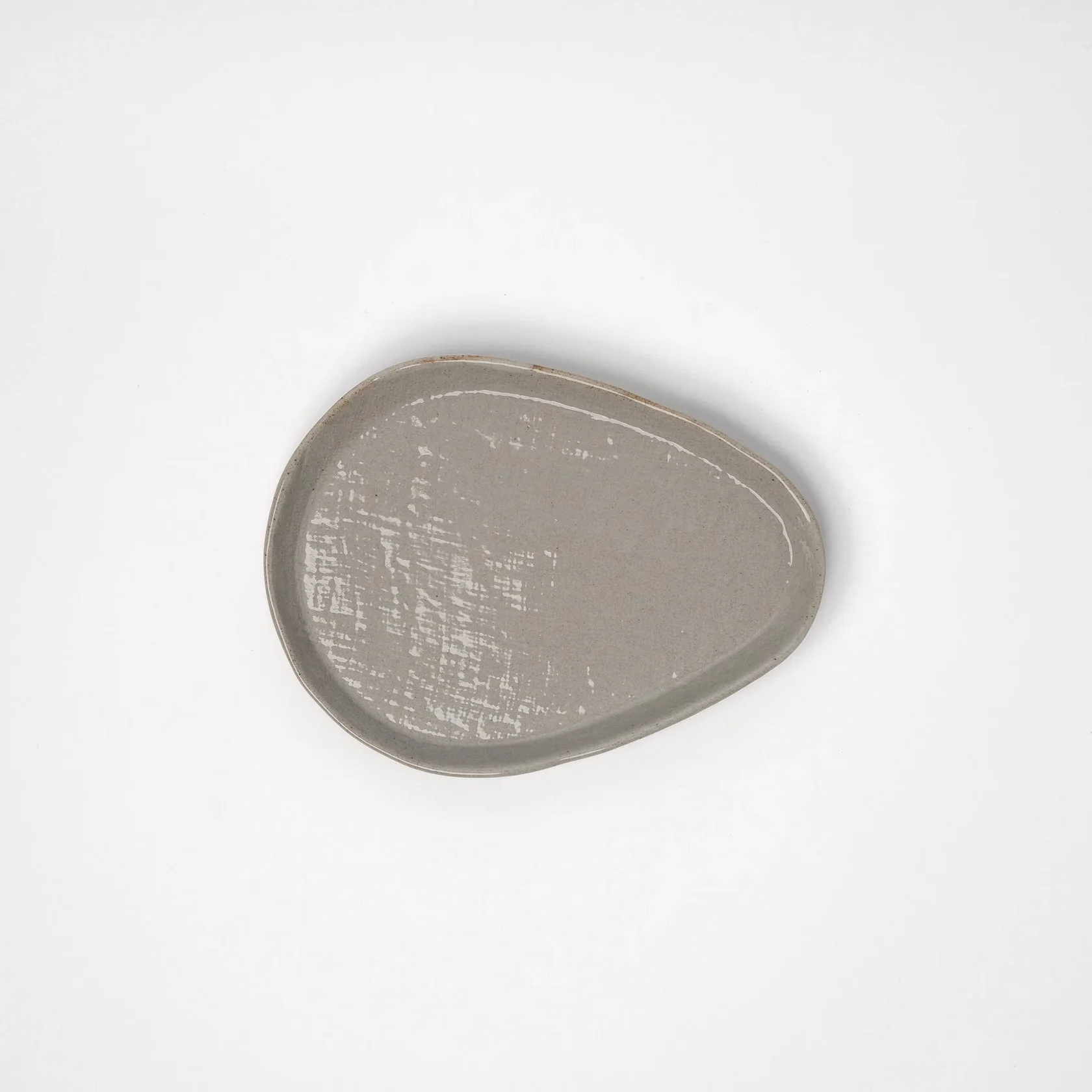 Grey arc saucer 17cm - Image 2