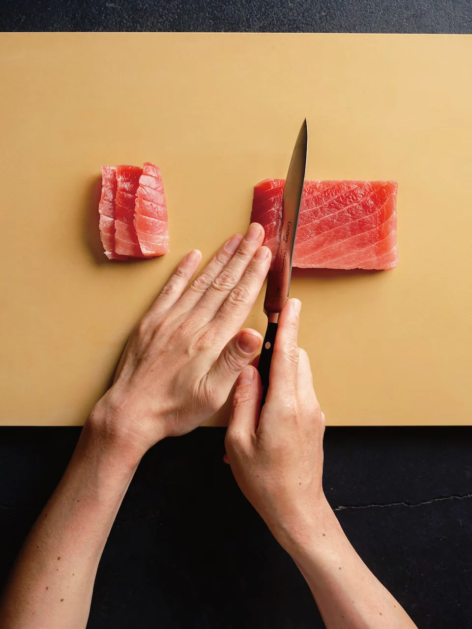 Asahi Cookin Cut Synthetic Rubber Cutting Board - Small Thick - Image 9