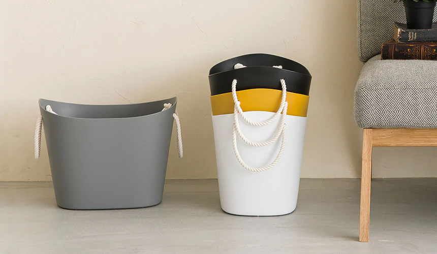 Hachiman Balcolore M Storage Basket 19L - Black - Image 5