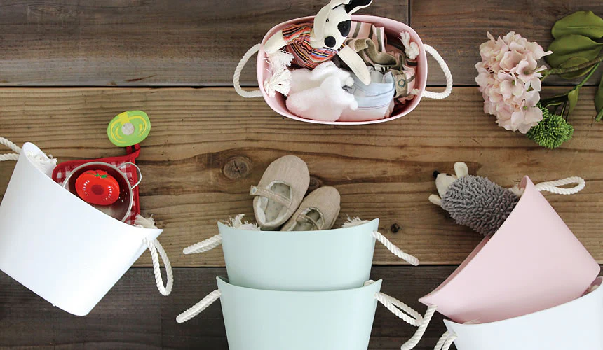 Hachiman Balcolore S Storage Basket 7L - Navy Blue - Image 10