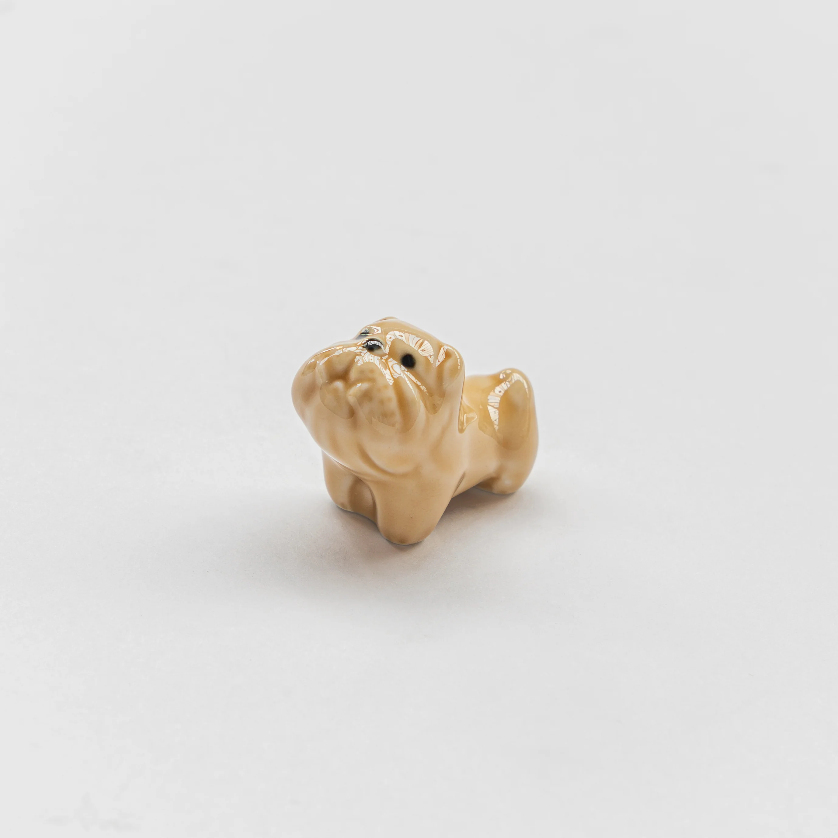 Beige Boxer Dog Chopstick Rest
