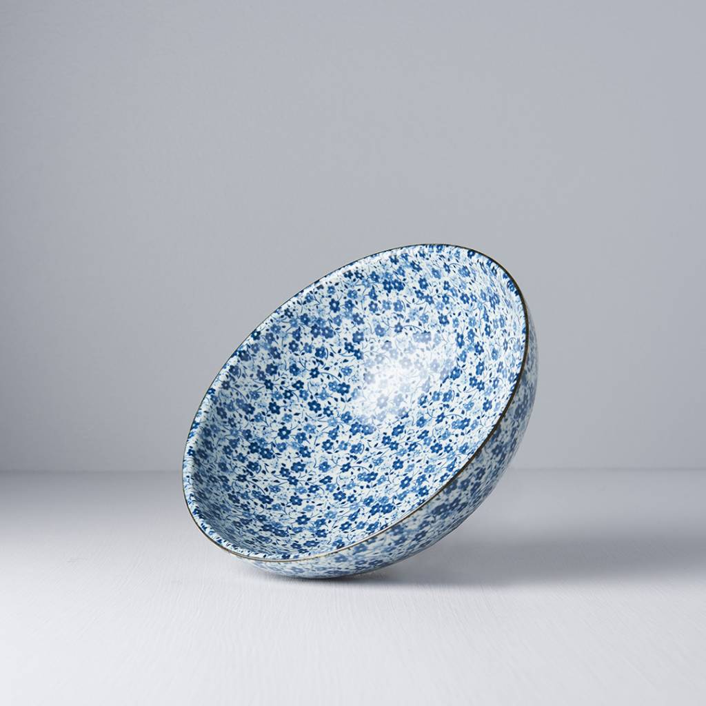 Blue Daisy serving bowl 21.5cm - Image 5