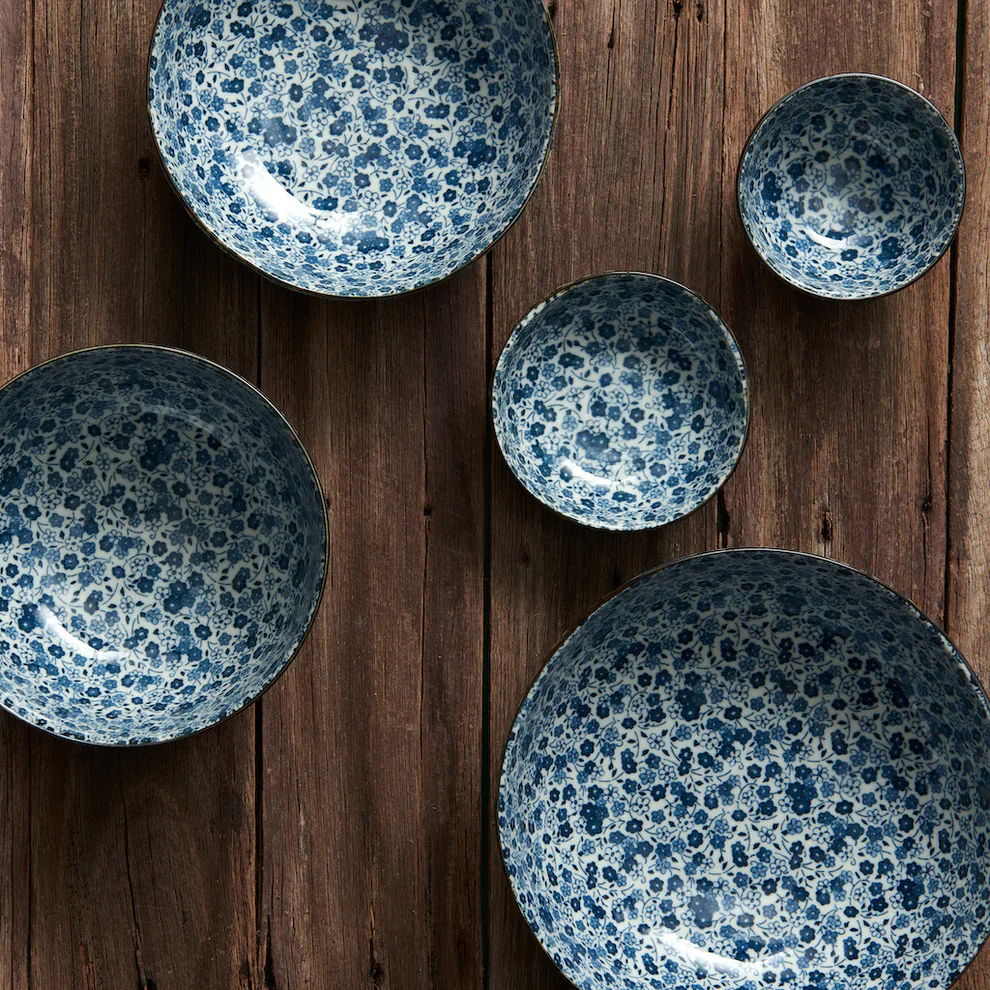 Blue Daisy uneven plate 12cm - Image 6