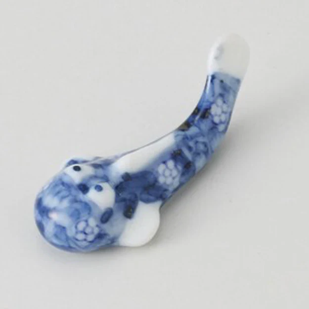 Blue Fugu Chopstick Rest