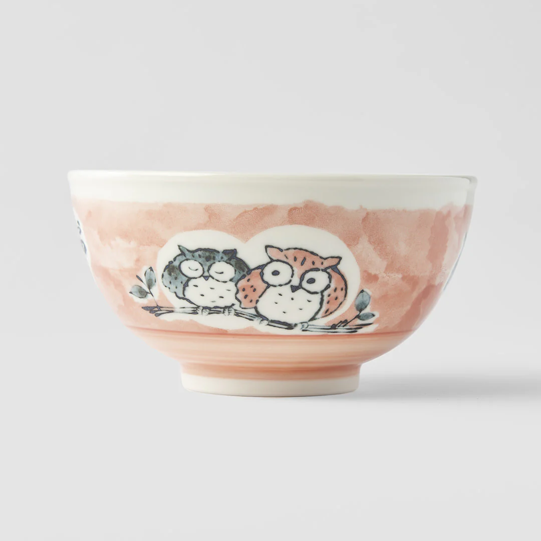 Kids bowl peach owl deisgn 16cm