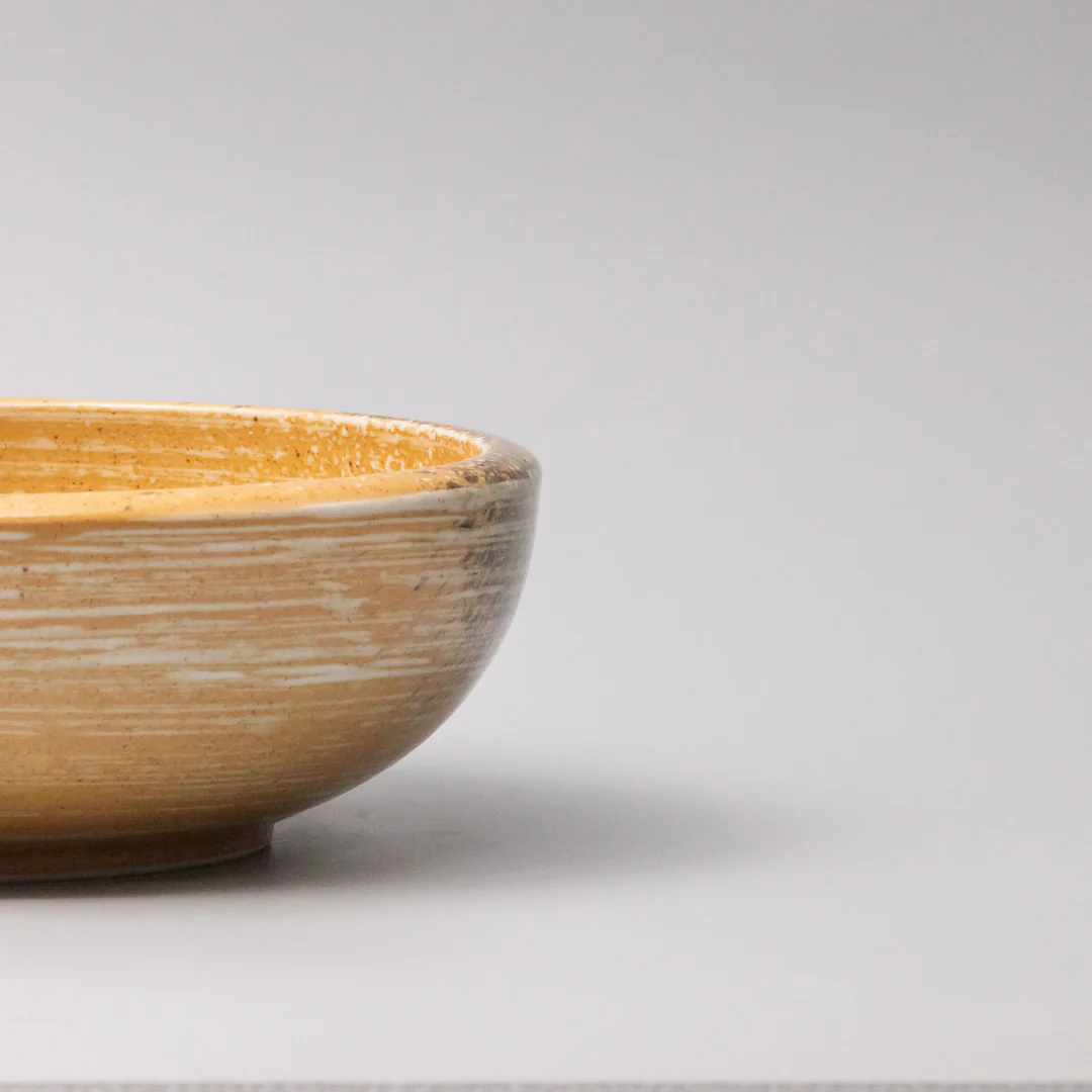 Burnt Orange thick edge bowl 24cm - Image 6