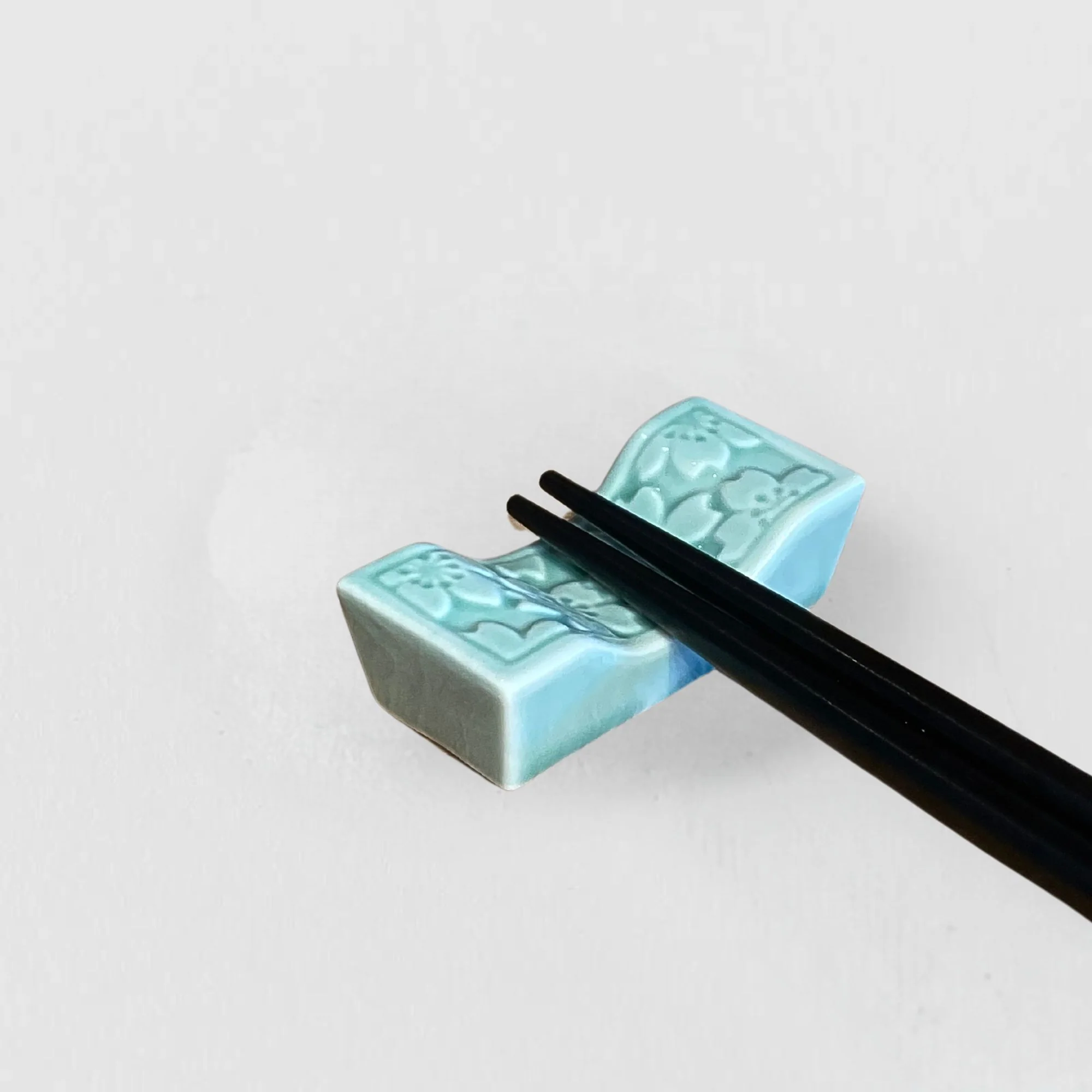 Celadon chopstick rest