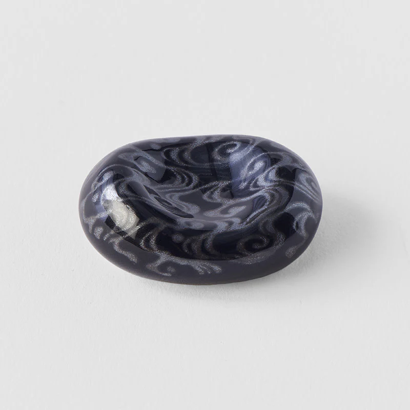 Water Swirl chopstick pebble rest