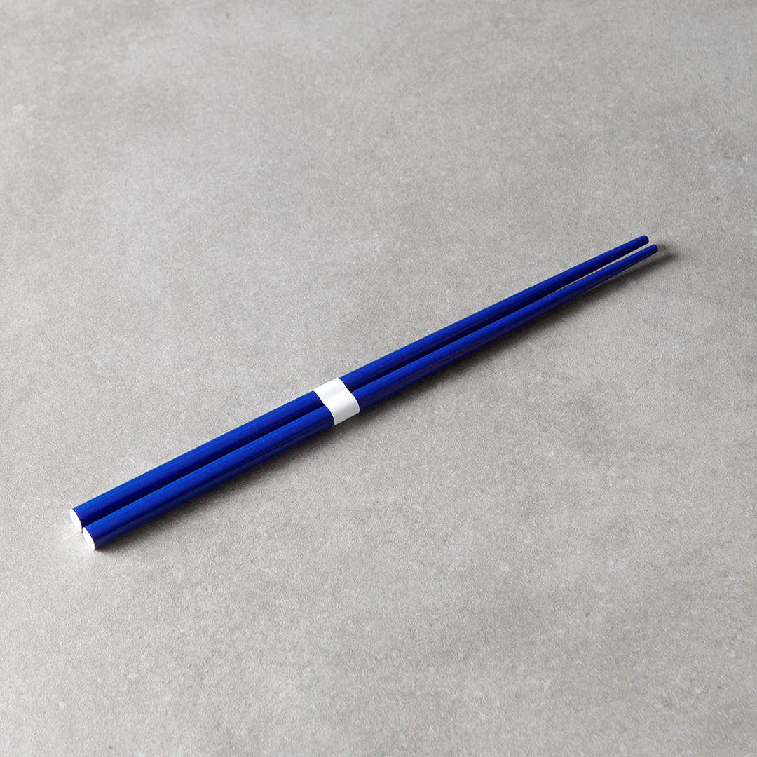 Ultramarine Blue & White Chopsticks 23cm - Image 2