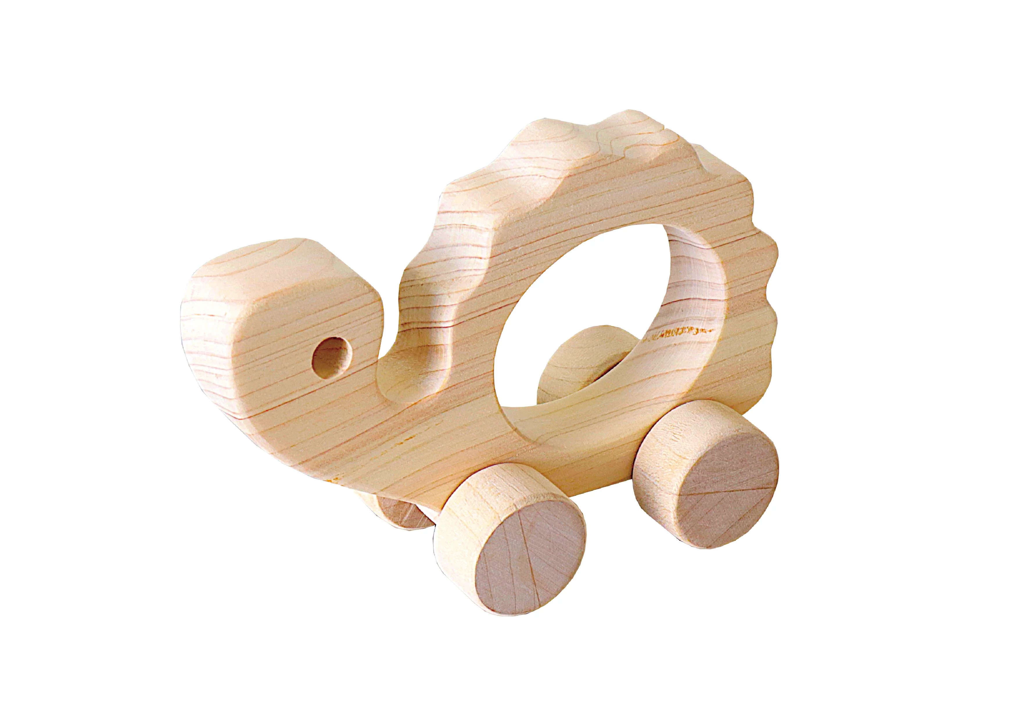 Cocomo Hinoki Wooden Animal Car Toy - Turtle - Image 3