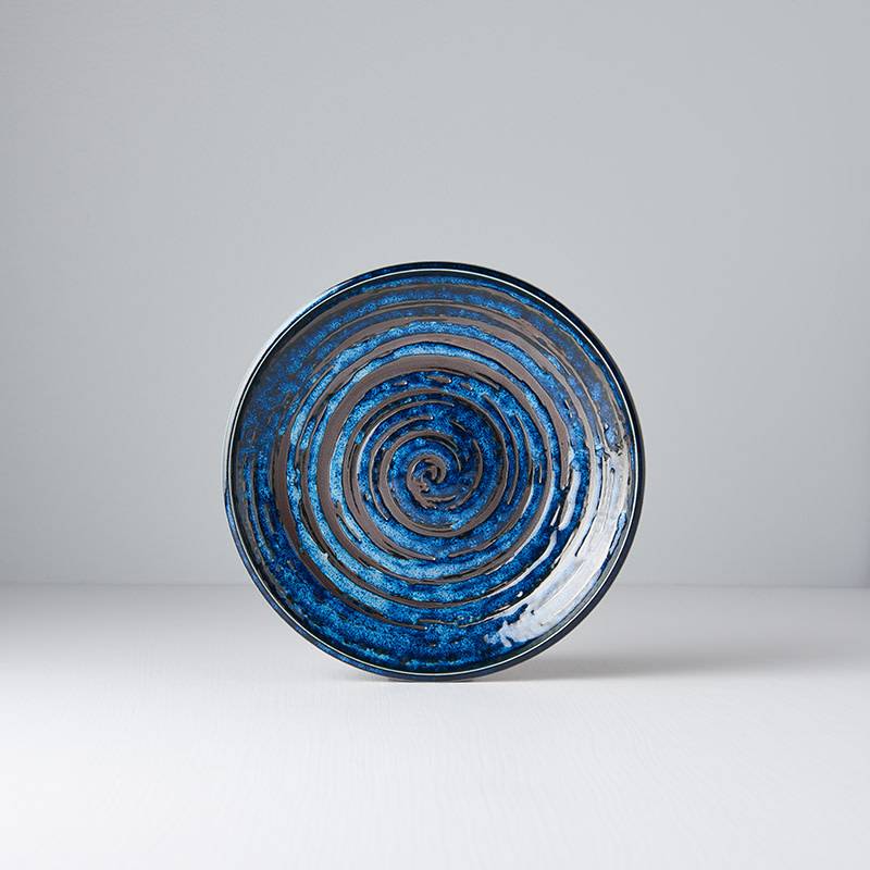 Copper Swirl side plate 19cm