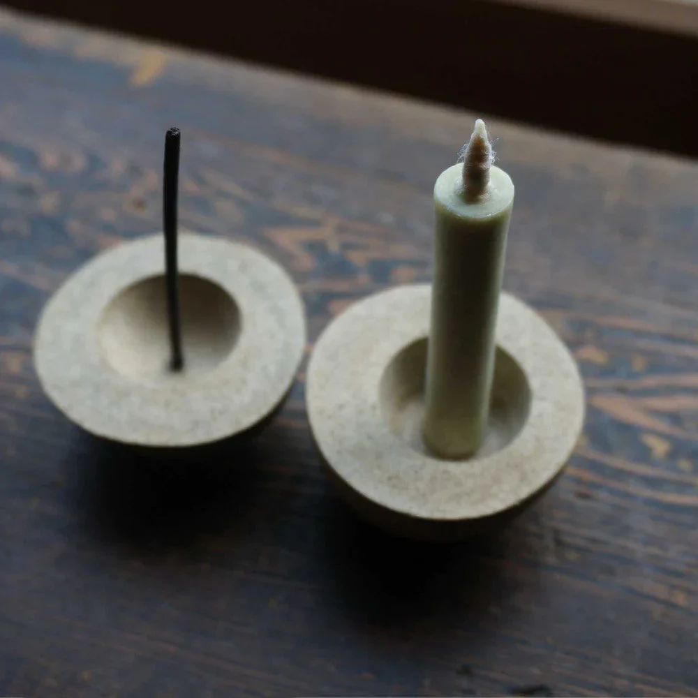 Cosmic Hemp & Charcoal "Warosoku" Candle - Image 7