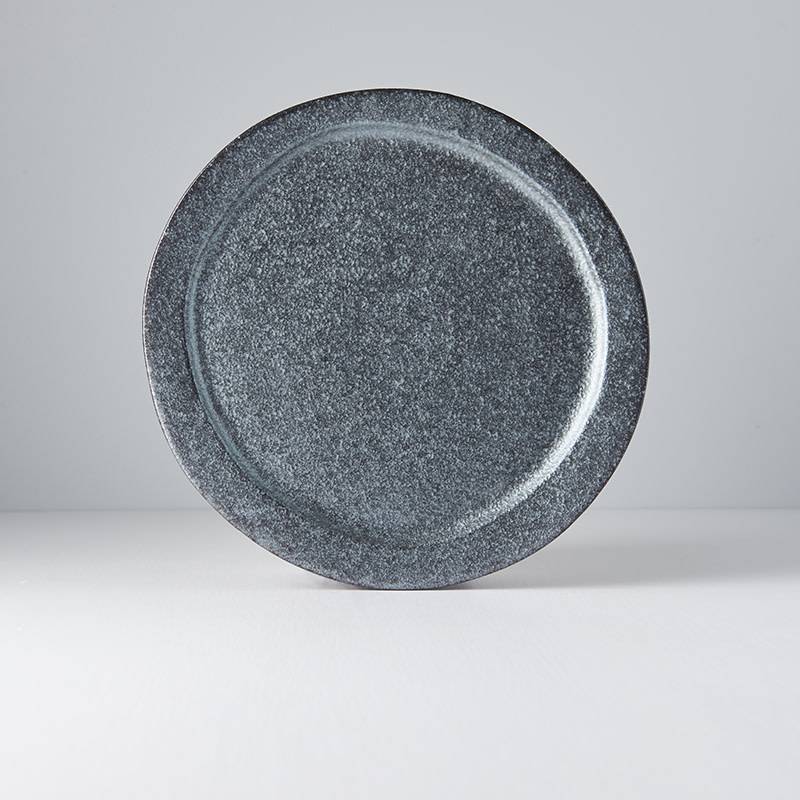 Craft Black round off centre plate 25cm