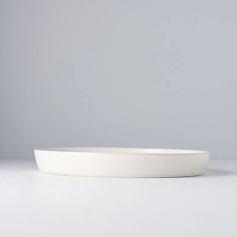 Craft White round high rim 25cm - Image 2