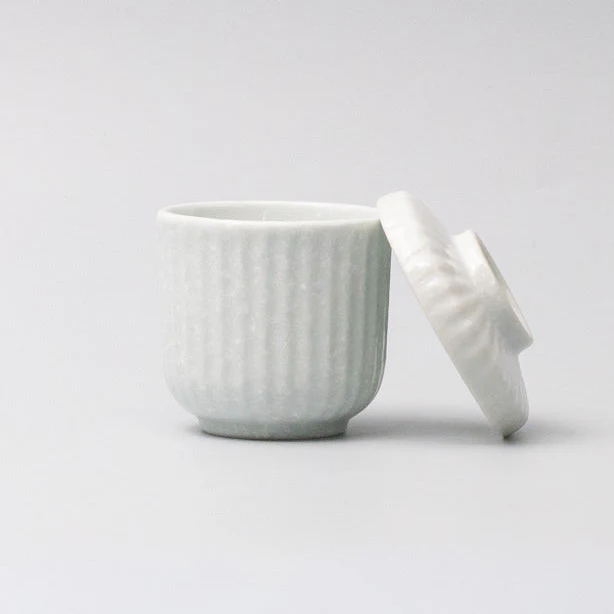Cup Chawanmushi Soft Mint Lidded Jar 170ml