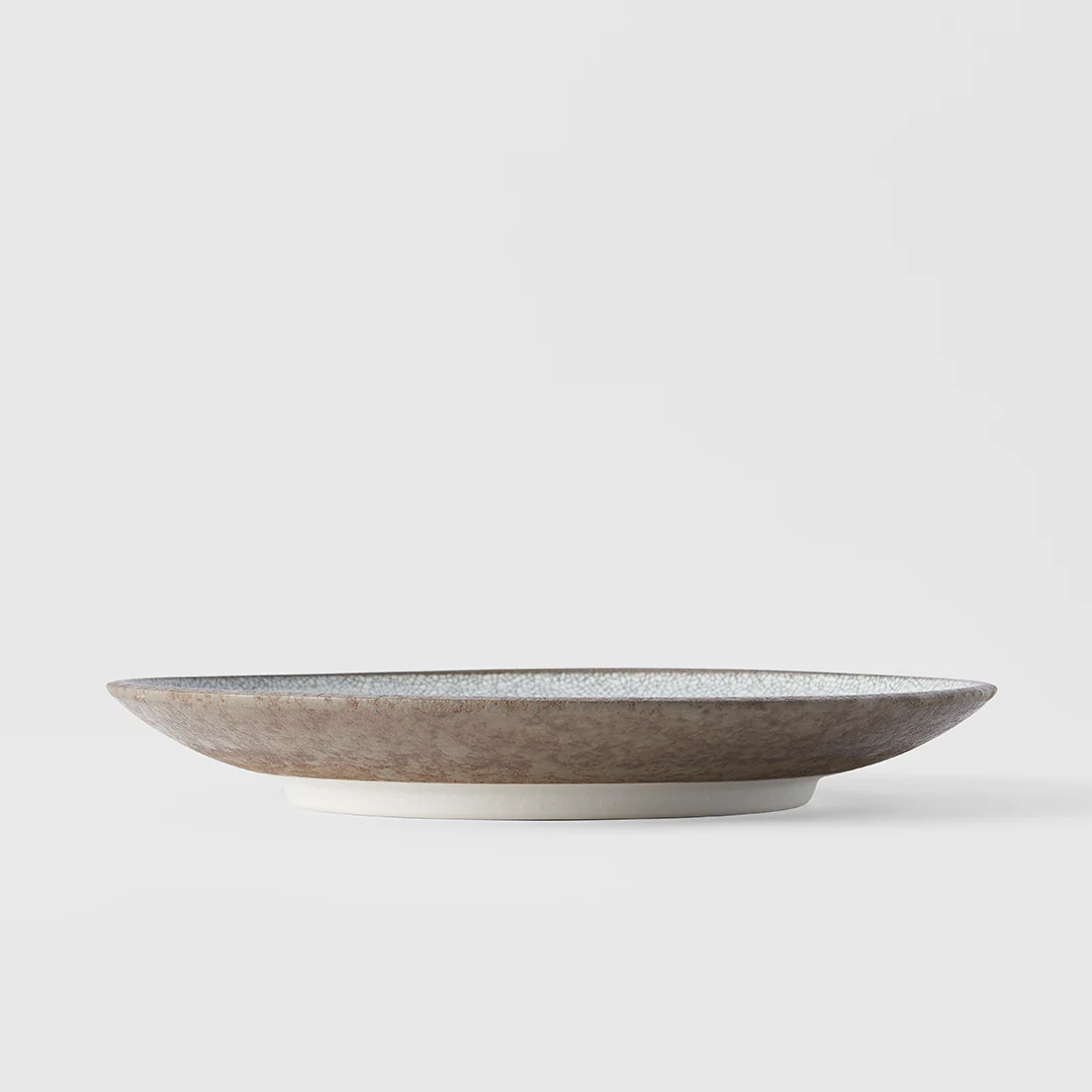 Crazed Grey dinner plate 25cm - Image 3