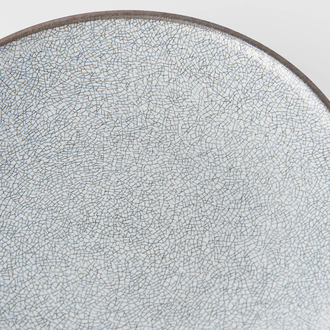 Crazed Grey dinner plate 25cm - Image 4