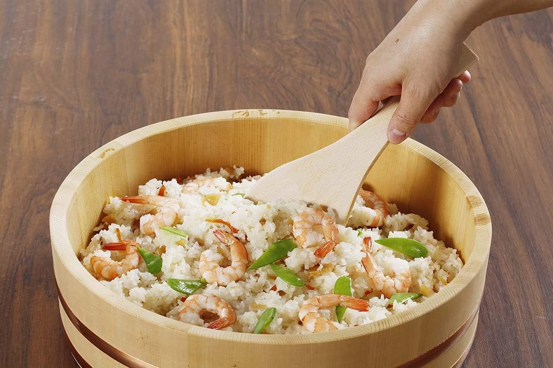 EBM Miyajima Beechwood Rice Spatula 24cm - Image 12