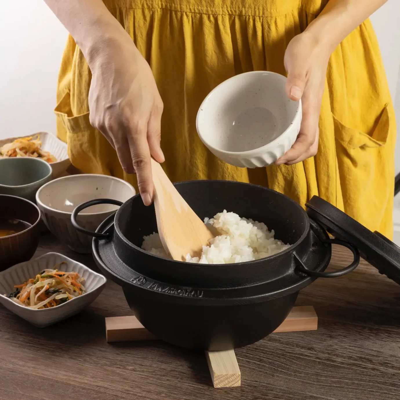 EBM Miyajima Beechwood Rice Spatula 24cm - Image 8