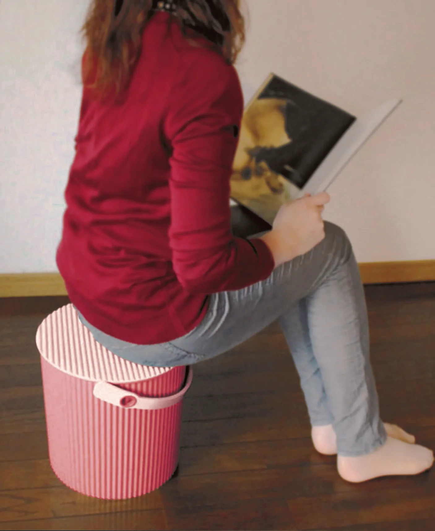 Hachiman Fraichair mini Storage Bucket 4L - Grey Yellow - Image 11