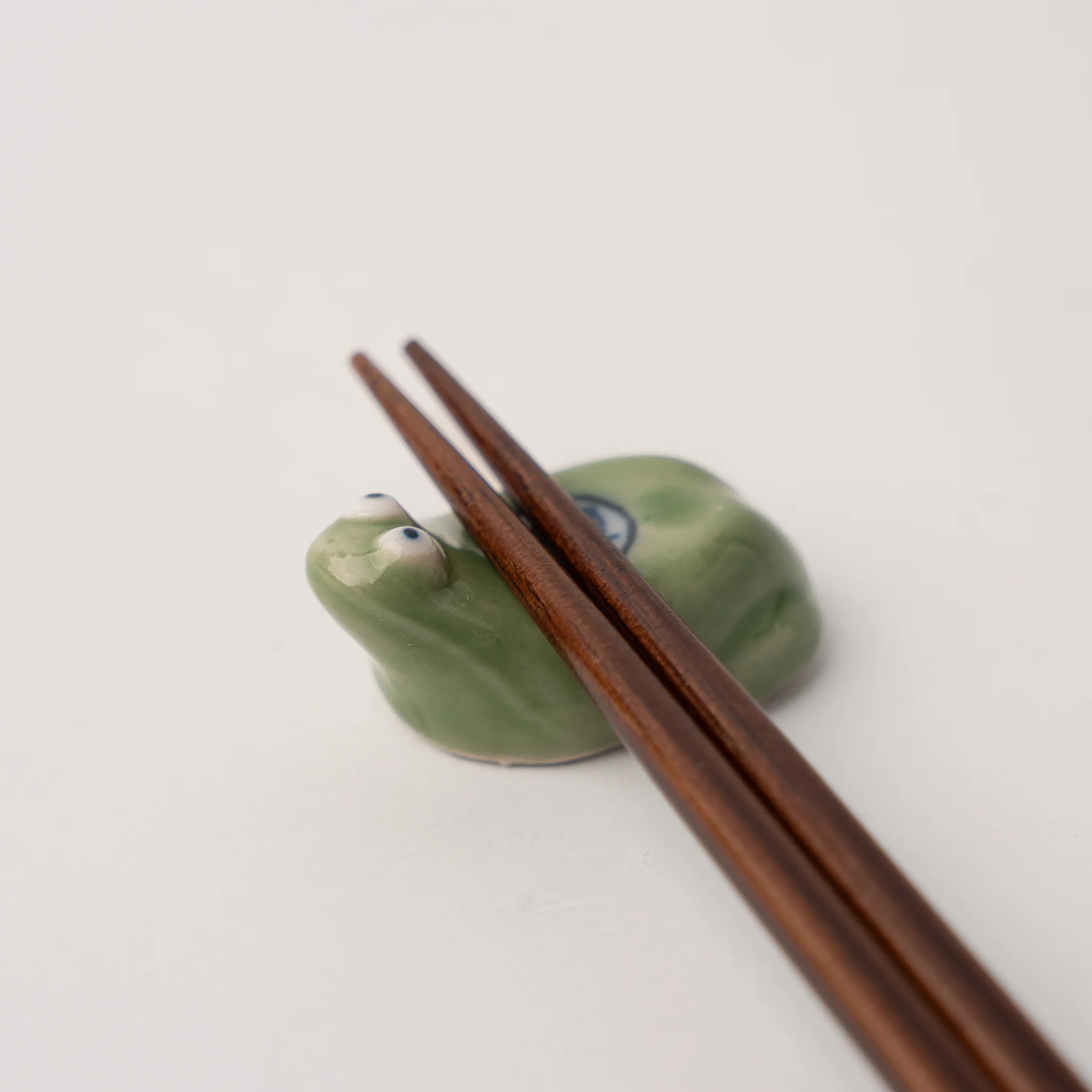 Frog Green Chopstick Rest