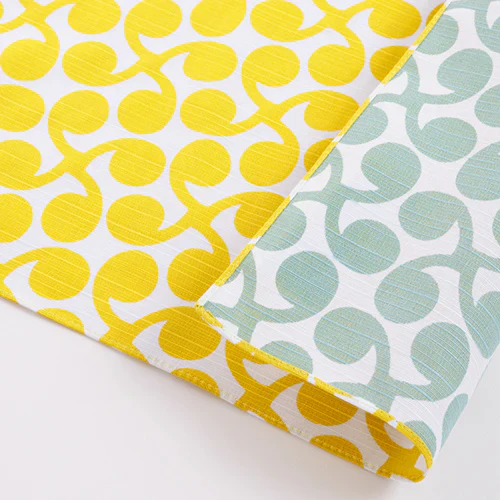 Furoshiki Isa monyo Reversible - New Sprout Yellow Light Green 48cm