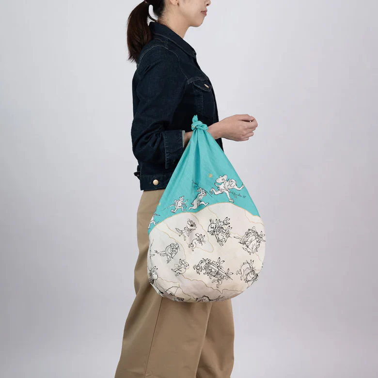 Furoshiki Organic - 100 Choju Jinbutsu Giga Lotus Leaf 100cm - Image 3