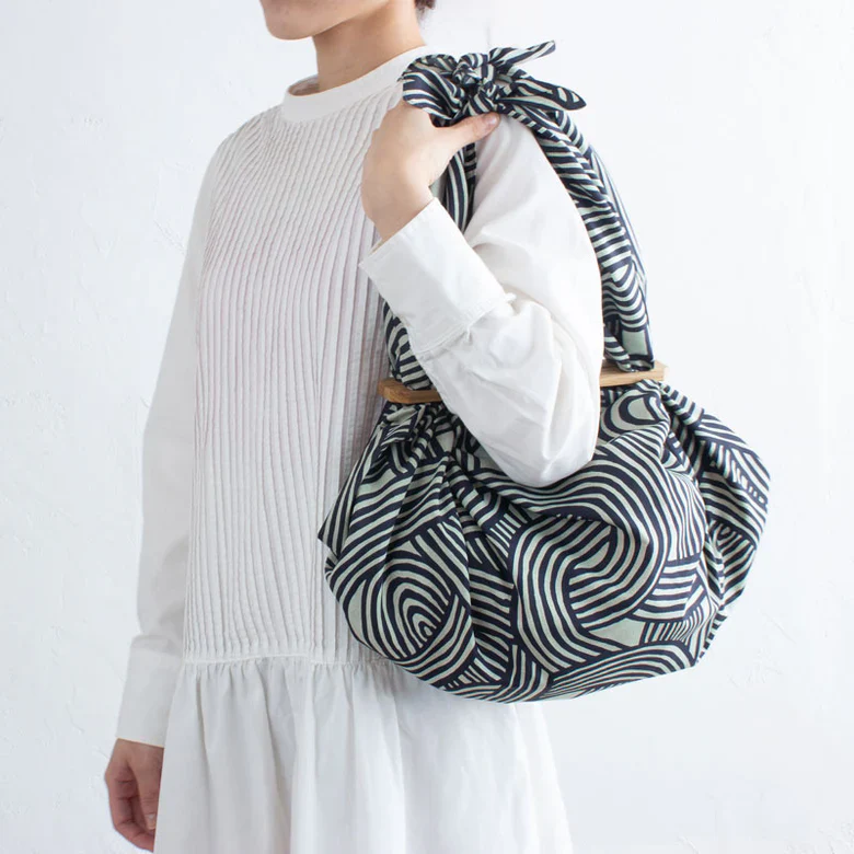 Furoshiki Patchin Bag L Water-repellent - Knot Khaki