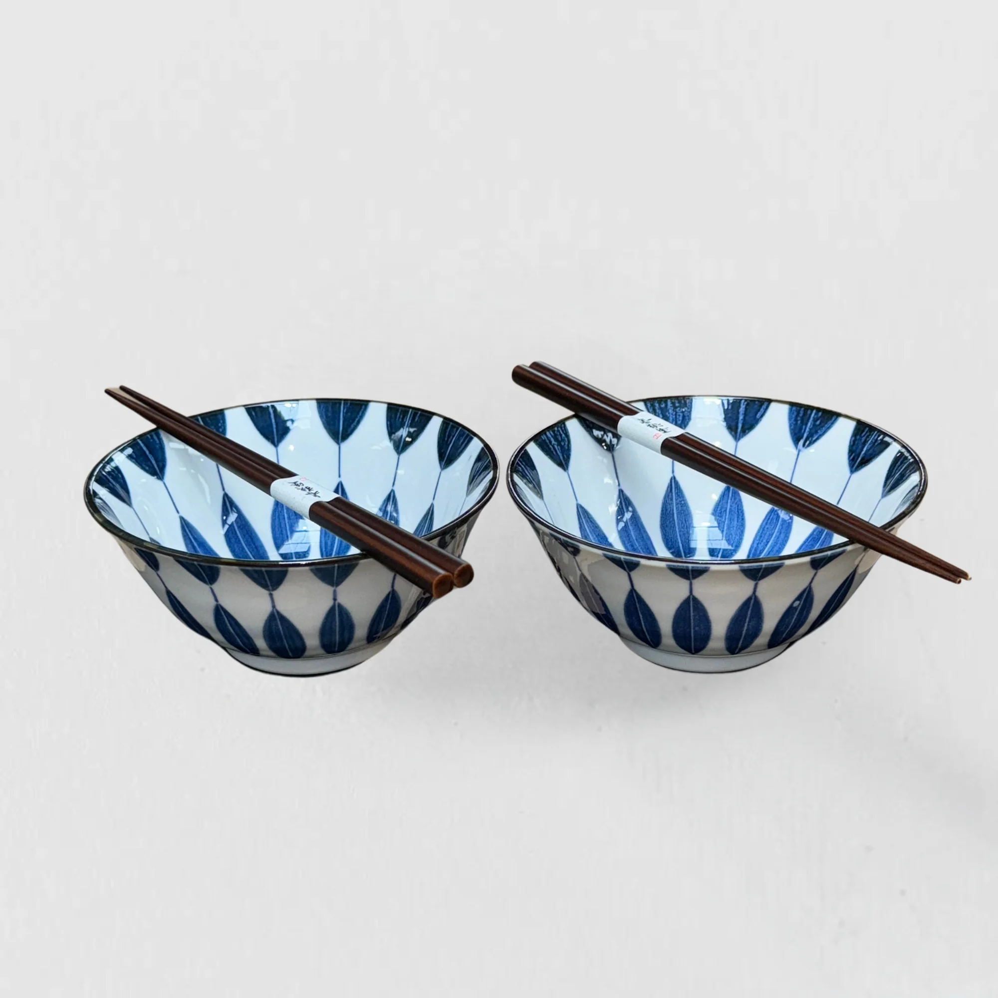 Indigo Sunflower Design 2 piece boxed bowl set 15cm - Image 2