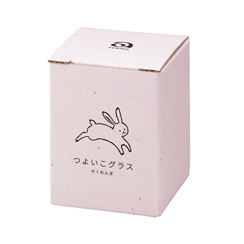 Medium 'Hide & Seek' Rabbit kids glass boxed 185ml - Image 2