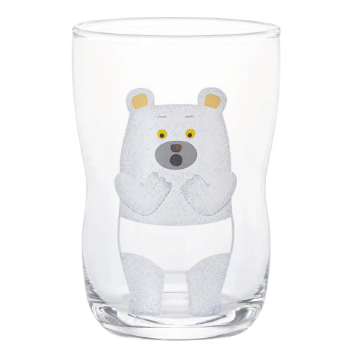 Medium 'Tupera' Underwear Bear kids glass boxed 185ml