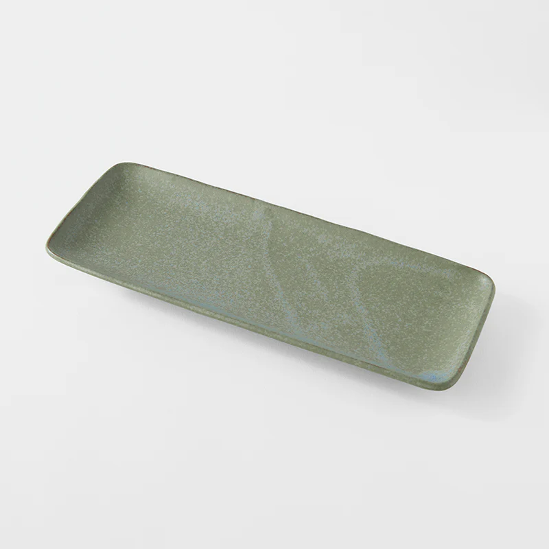 Green fade sashimi plate 29cm - Image 2