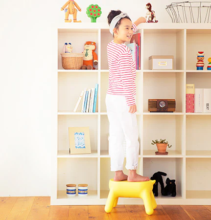 Hasegawa Purill Kids Step Stool - Blue - Image 5