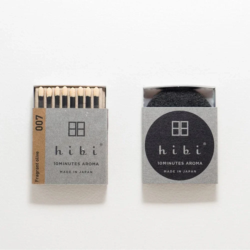 Hibi 10 Minutes incense matches Fragrant Olive (Osmanthus) - Image 4