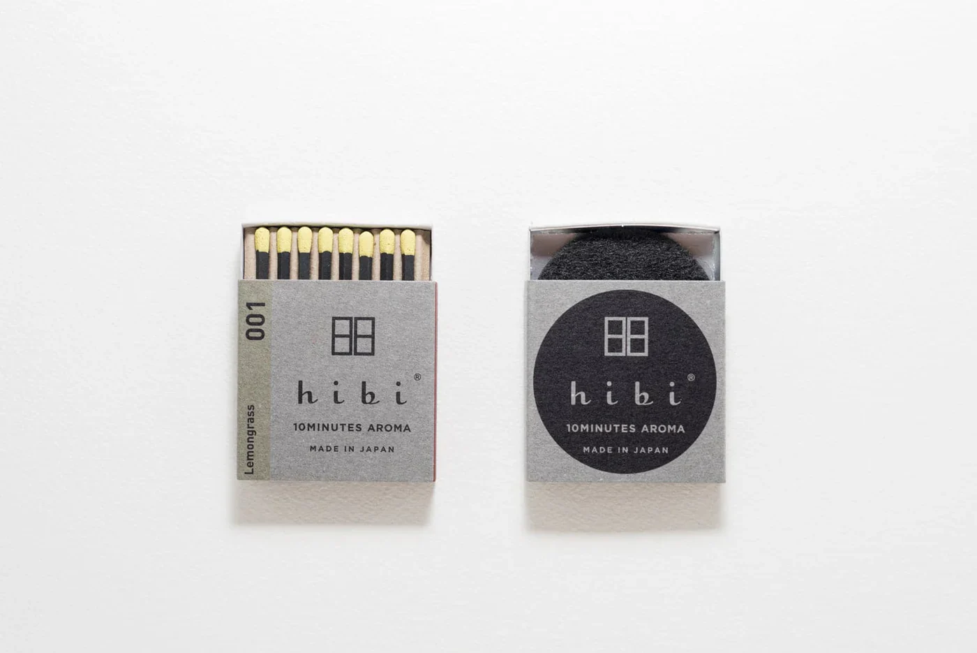 Hibi 10 Minutes incense matches Lemongrass - Image 4