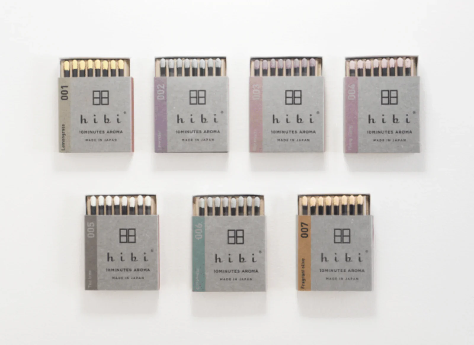Hibi 10 Minutes incense matches Lemongrass - Image 5