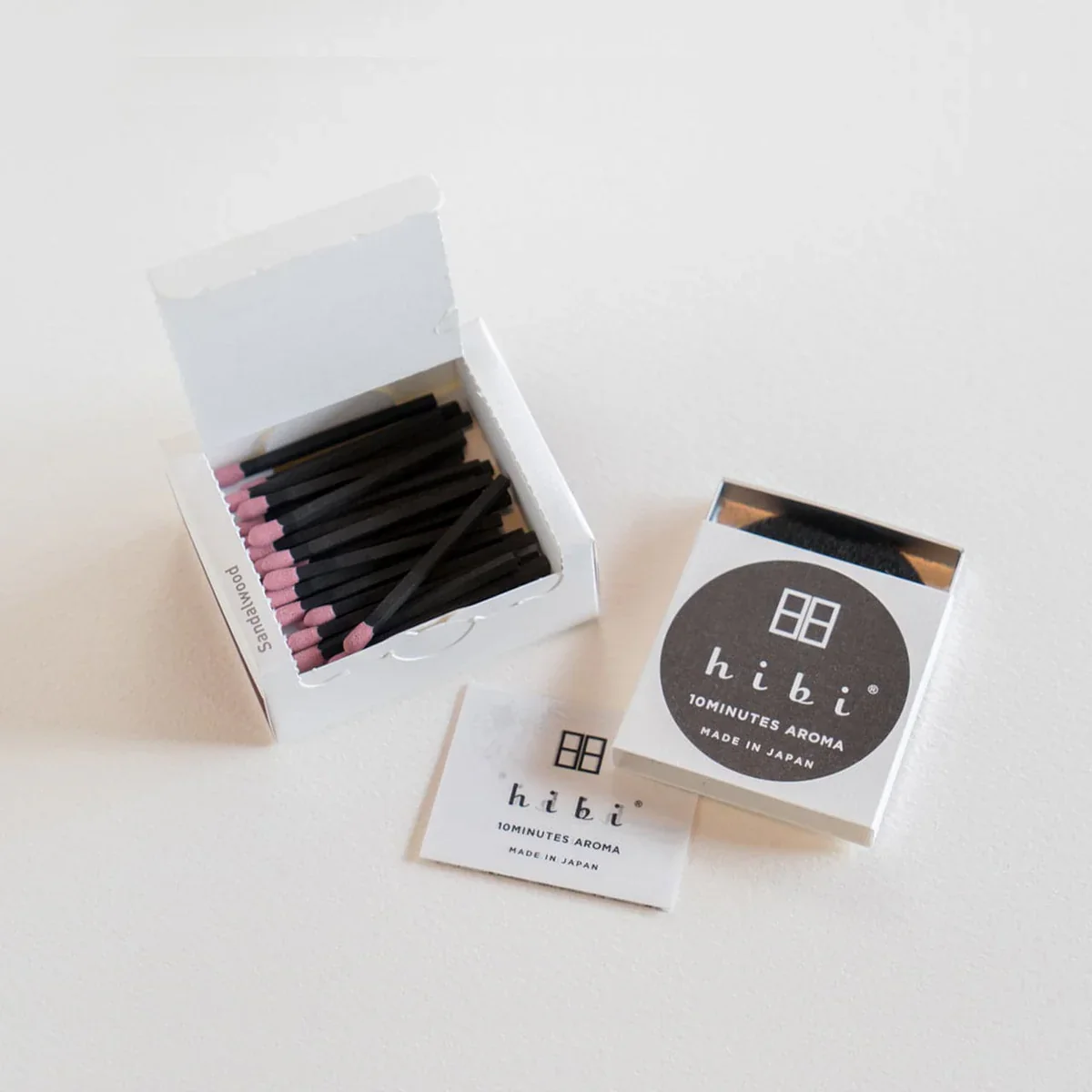 Hibi 10 Minutes Incense matches Sandalwood - Large - Image 2