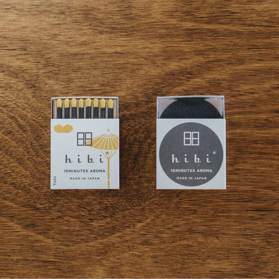 Hibi 10 Minutes incense matches Yuzu