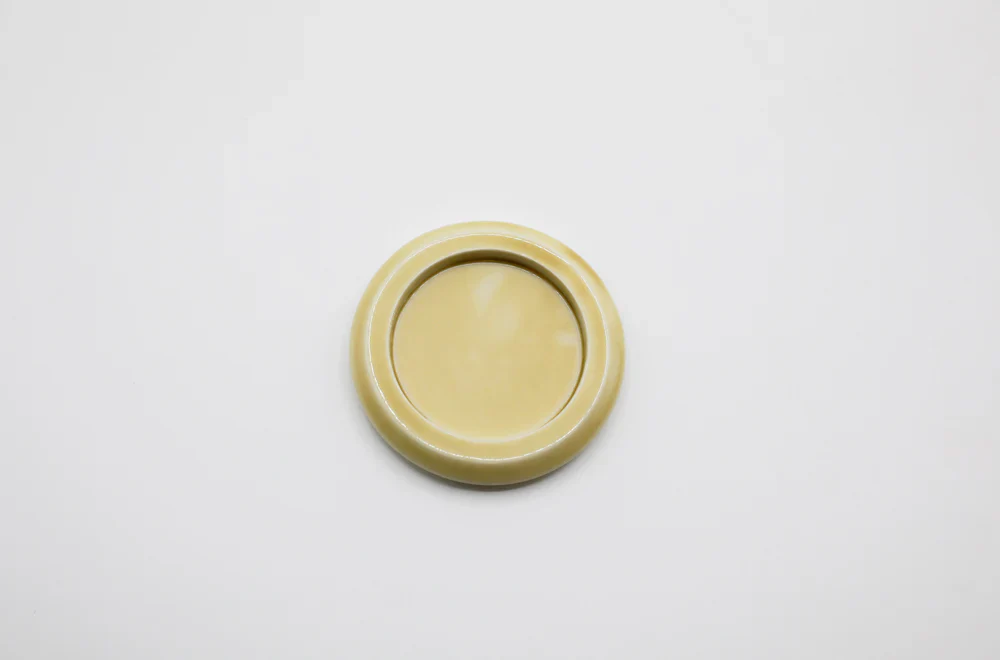 Hibi Seto Tray Round Kiesto Yellow - Image 2