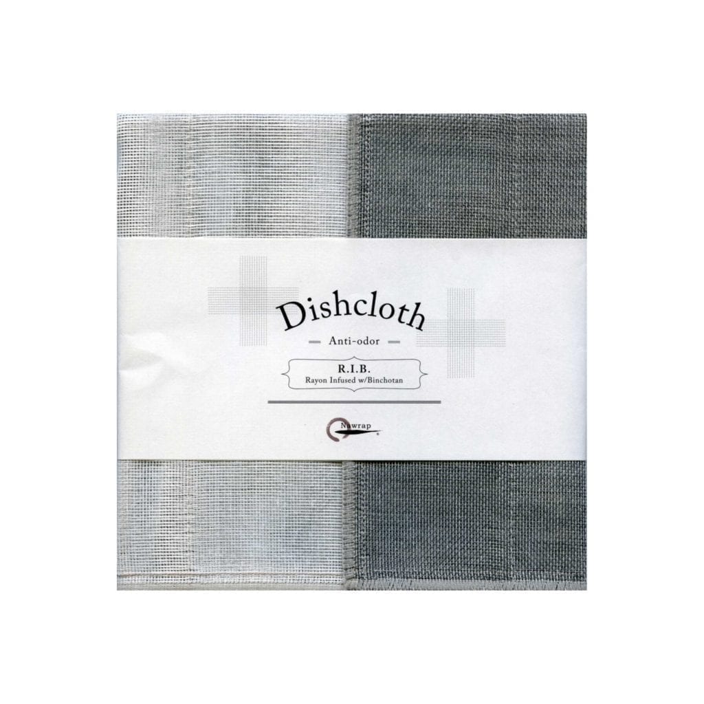 High Absorbency Dishcloths - Binchotan R.I.B. - White