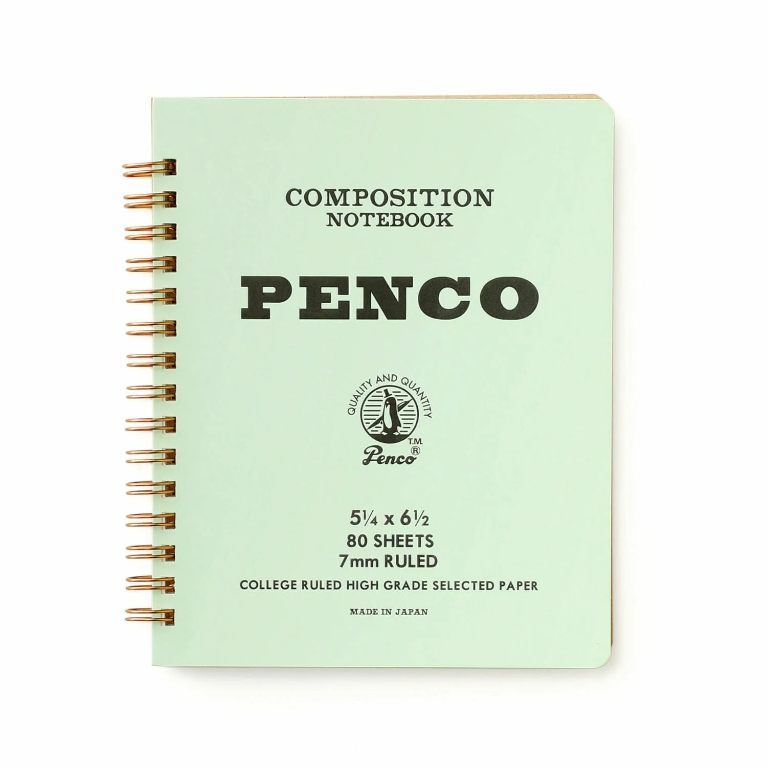 Hightide Penco Coil Lined Notebook M - Mint