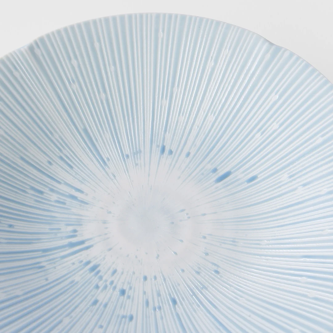 Ice Drift blue shallow bowl 25cm - Image 2