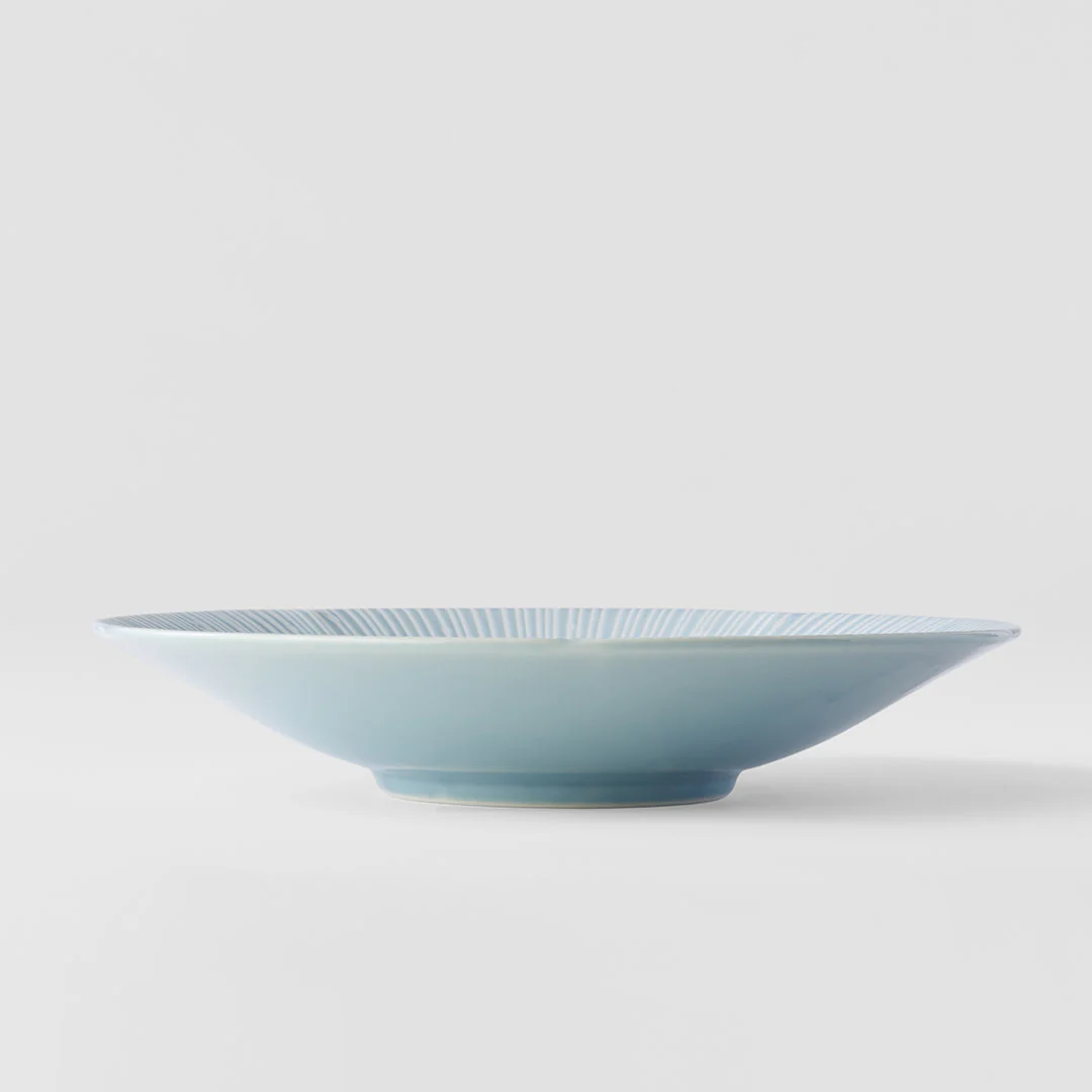 Ice Drift blue shallow bowl 25cm - Image 3