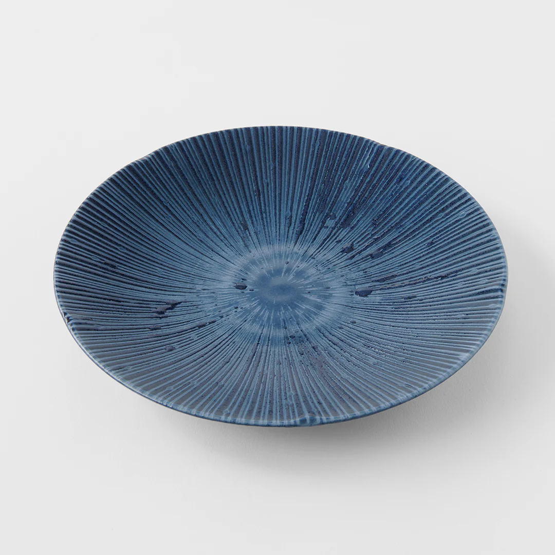 Ice Drift Sapphire side plate 22cm