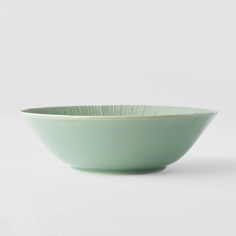 Ice Drift green bowl 21cm - Image 3