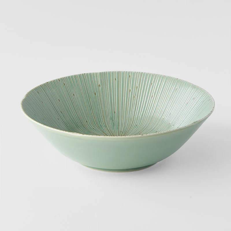 Ice Drift green bowl 21cm - Image 4